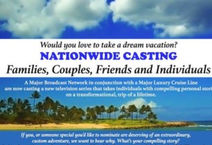 CASTING DREAM VACATION SHOW!! FOR YOUR OR ELECT SOMEONE! (ANYWHERE IN THE US)