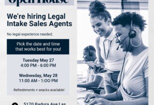 Hiring Event – Open House & Interviews – Inside Sales May 27 & 28 (Las Vegas (215 & Decatur)) Tort Intake Professionals